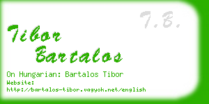 tibor bartalos business card
